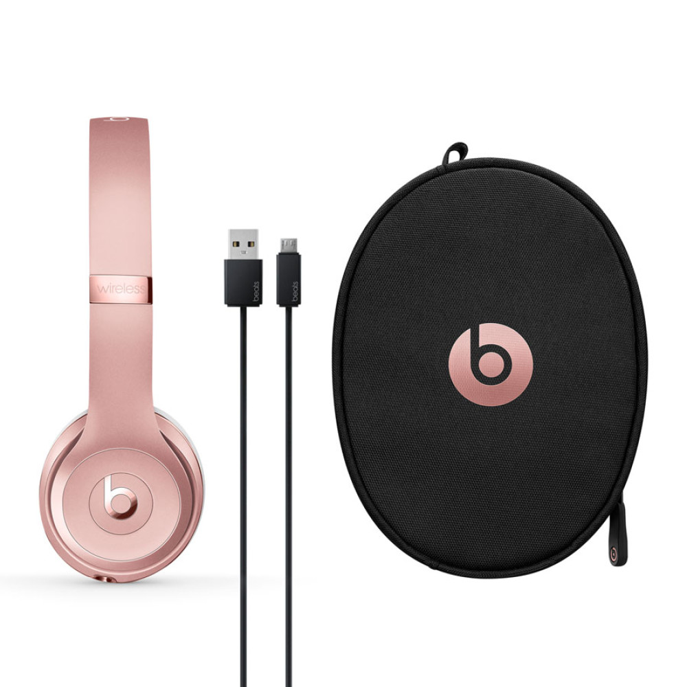 Beats Solo3 Wireless (розовое золото) фото-4