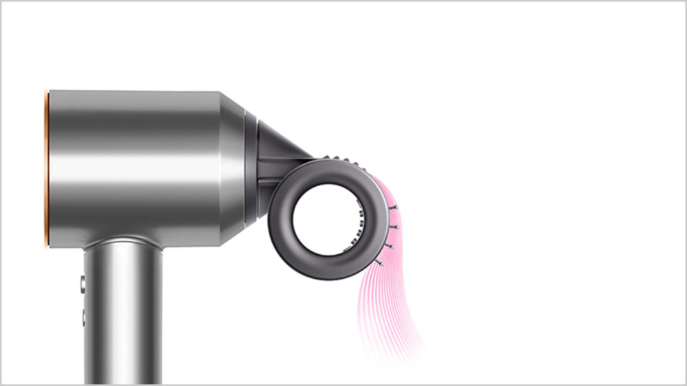 Dyson HD15 Supersonic + чехол (синий/розовое золото) фото-6