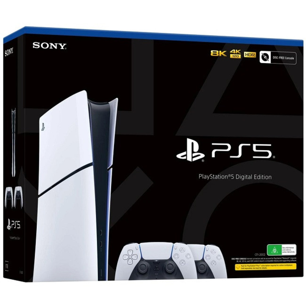 Sony PlayStation 5 Slim Digital Edition (2 геймпада) фото-3