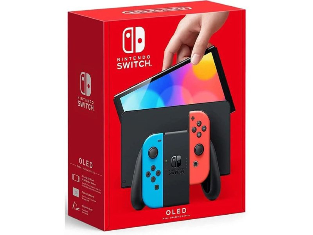 Nintendo Switch OLED (неоновый) - фото1