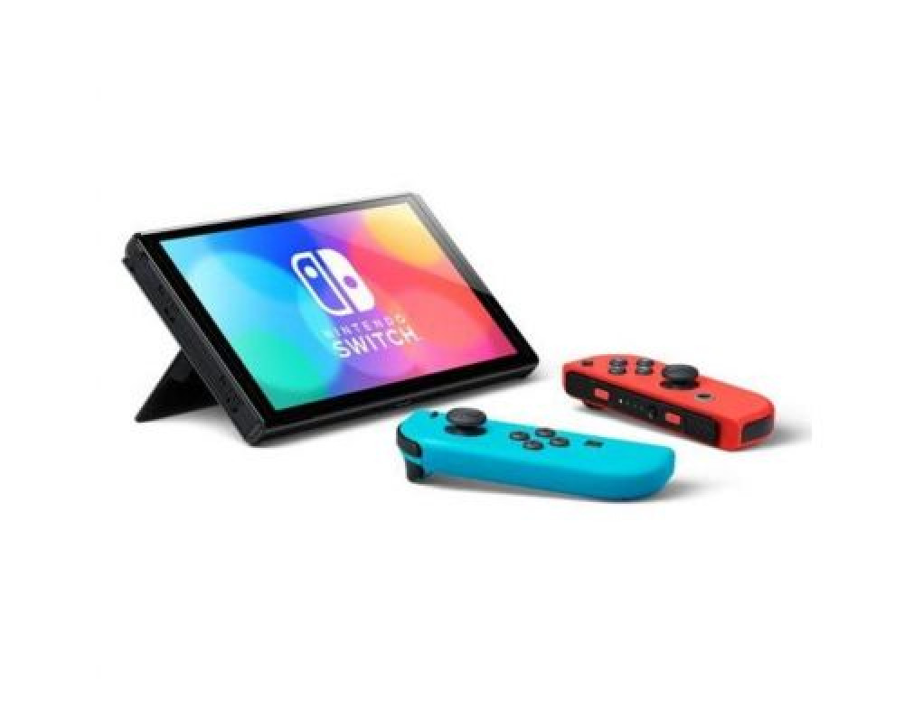 Nintendo Switch OLED (неоновый) фото-3