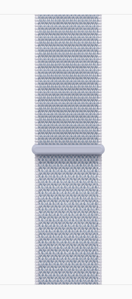 Apple Watch 10 42mm Aluminum Case (Silver/Blue cloud sport loop (MWWD3) фото-3