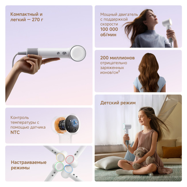 Dreame Нairdryer Mini White фото-5