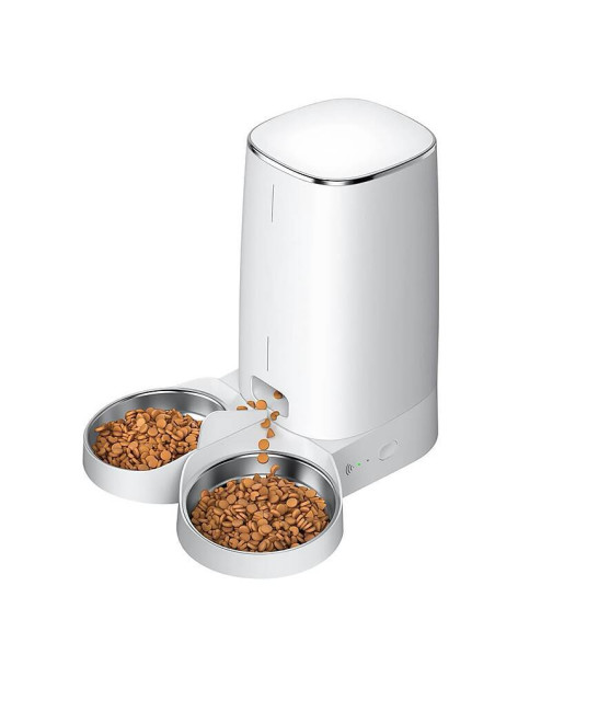 ROJECO 4L WiFi Version Smart Pet Feeder With Double Bowl - фото2 ROJECO 4L WiFi Version Smart Pet Feeder With Double Bowl - фото2