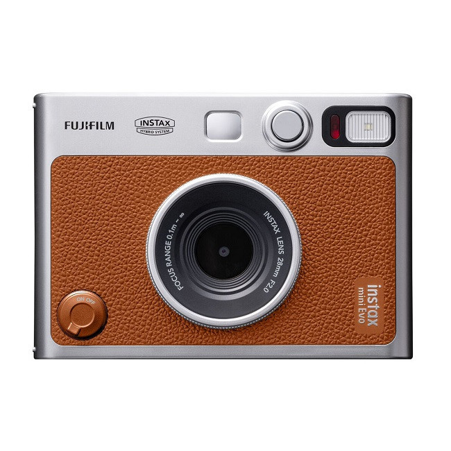 Fujifilm Instax Mini Evo (серебристый/коричневый) - фото1 Fujifilm Instax Mini Evo (серебристый/коричневый) - фото1