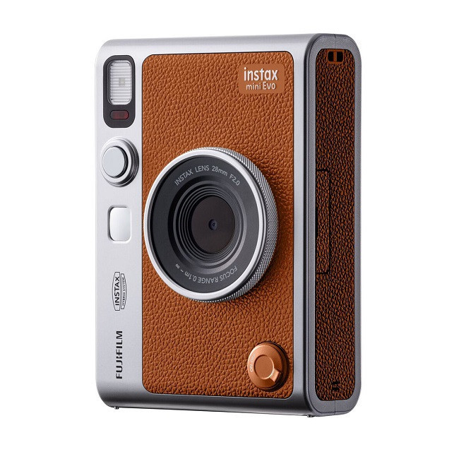 Fujifilm Instax Mini Evo (серебристый/коричневый) фото-3