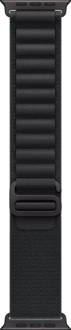 Apple Watch Ultra 3 LTE 49 мм (титановый корпус, черный/черный, текстильный ремешок размера M) фото-3