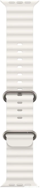 Apple Watch Ultra 2 LTE 49 мм (титановый корпус, титановый/белый, ремешок из эластомера) фото-3