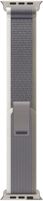 Apple Watch Ultra 2 LTE 49 мм (титановый корпус, титановый/серо-зеленый, нейлоновый ремешок размера S/M) фото-3