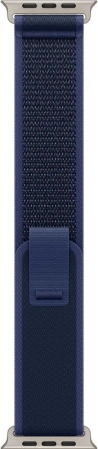 Apple Watch Ultra 2 LTE 49 мм (титановый корпус, титановый/синий, нейлоновый ремешок S/M) фото-3