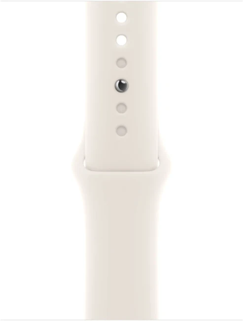 Apple Watch Series 11 46 мм (алюминиевый корпус, розовое золото/звездный свет, спортивный силиконовый ремешок S/M) фото-3