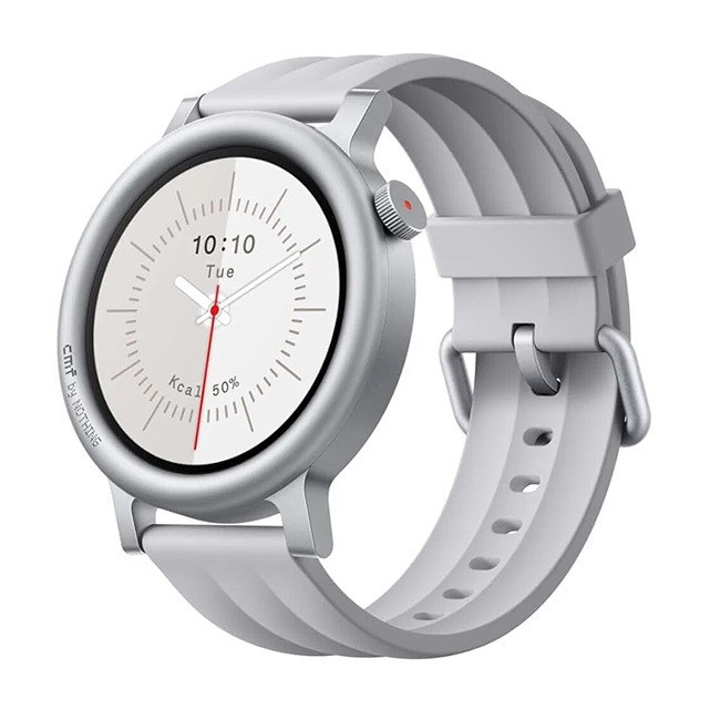 CMF Watch 3 Pro (светло-серый, серый силиконовый ремешок) - фото1