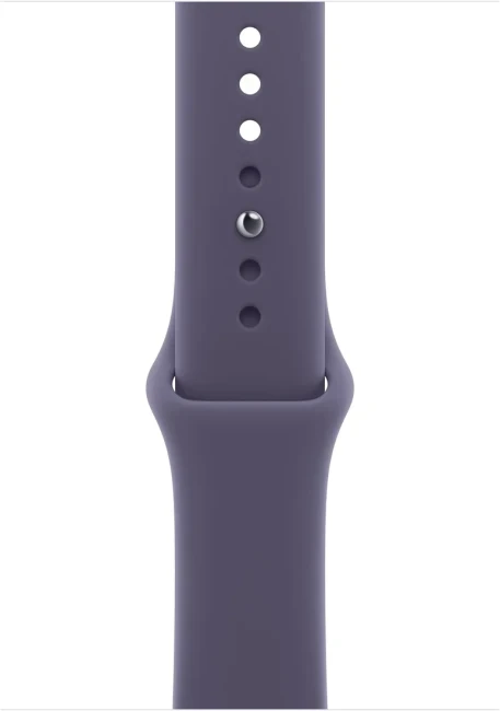 Apple Watch Series 11 46 мм (алюминиевый корпус, серебристый/фиолетовый туман, спортивный силиконовый ремешок S/M) фото-3