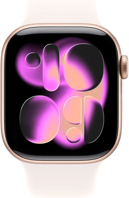 Apple Watch Series 11 46 мм (алюминиевый корпус, розовое золото/легкие румяна, спортивный силиконовый ремешок M/L)  - фото2