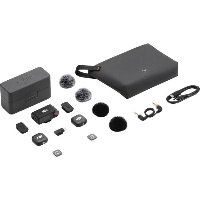 DJI Mic 3 (2 TX + 1 RX + Charging Case) фото-5 DJI Mic 3 (2 TX + 1 RX + Charging Case) фото-5