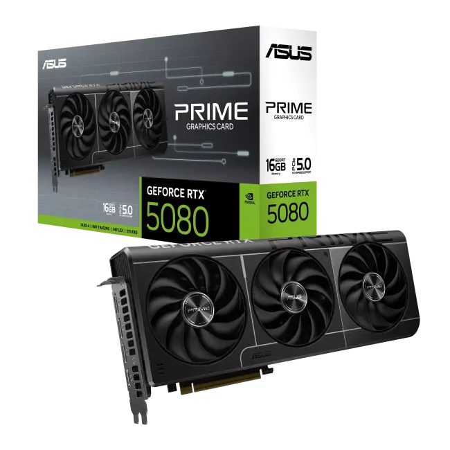 ASUS Prime GeForce RTX 5080 16GB GDDR7 - фото1 ASUS Prime GeForce RTX 5080 16GB GDDR7 - фото1
