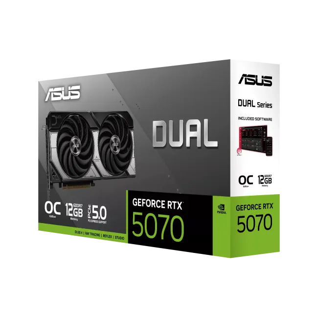 ASUS Dual GeForce RTX 5070 12GB GDDR7 - фото2 ASUS Dual GeForce RTX 5070 12GB GDDR7 - фото2