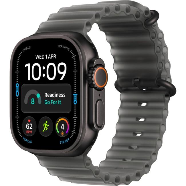Apple Watch Ultra 4 LTE 49 мм (титановый корпус, черный/черный, ремешок из эластомера) - фото1 Apple Watch Ultra 4 LTE 49 мм (титановый корпус, черный/черный, ремешок из эластомера) - фото1