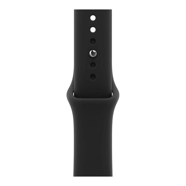Apple Watch Series 12 46 мм (алюминиевый корпус, черный/черный, спортивный силиконовый ремешок M/L)  фото-3